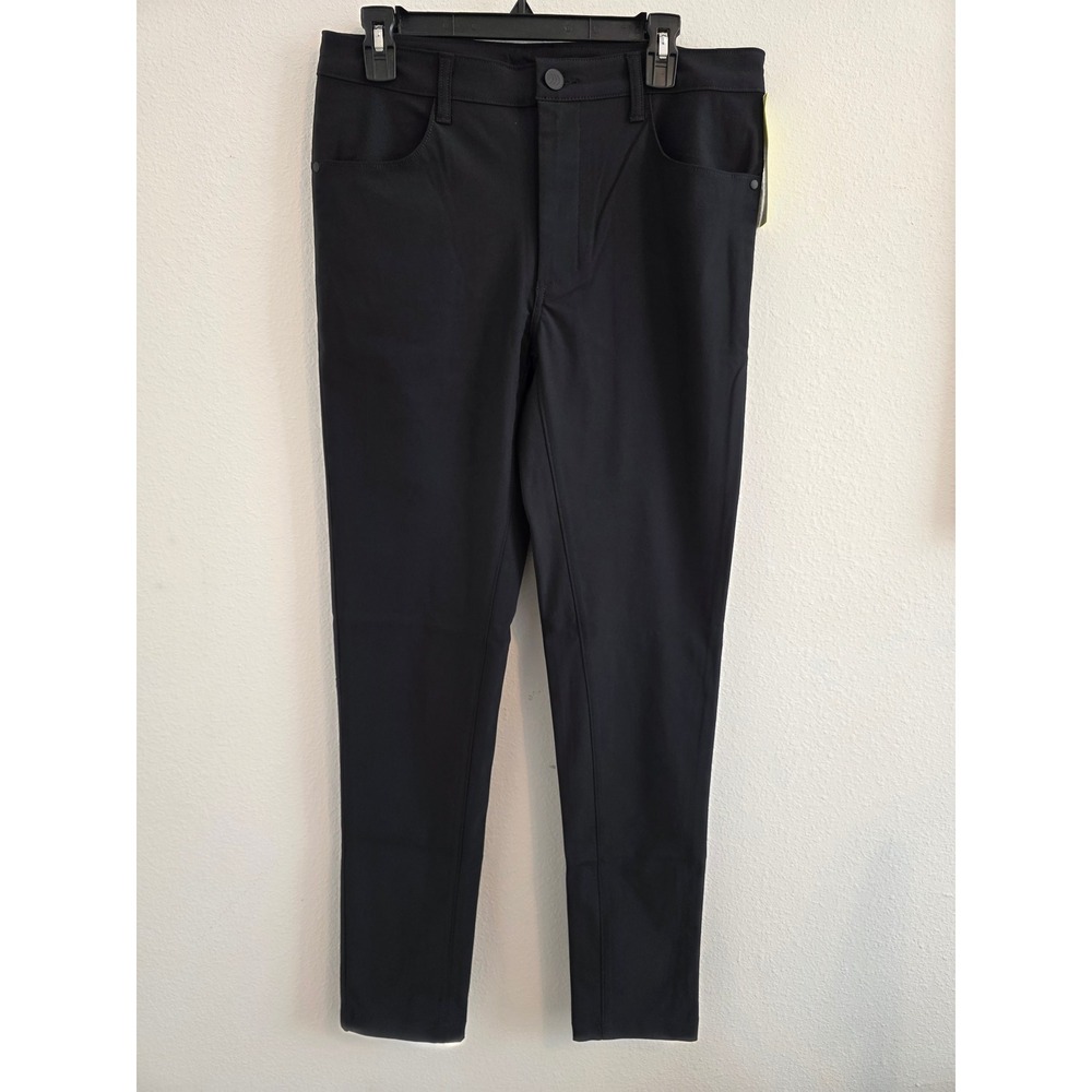 All In Motion Mens 360 Lifestyle Slim Fit 5-Pocket Pants Black 32x34